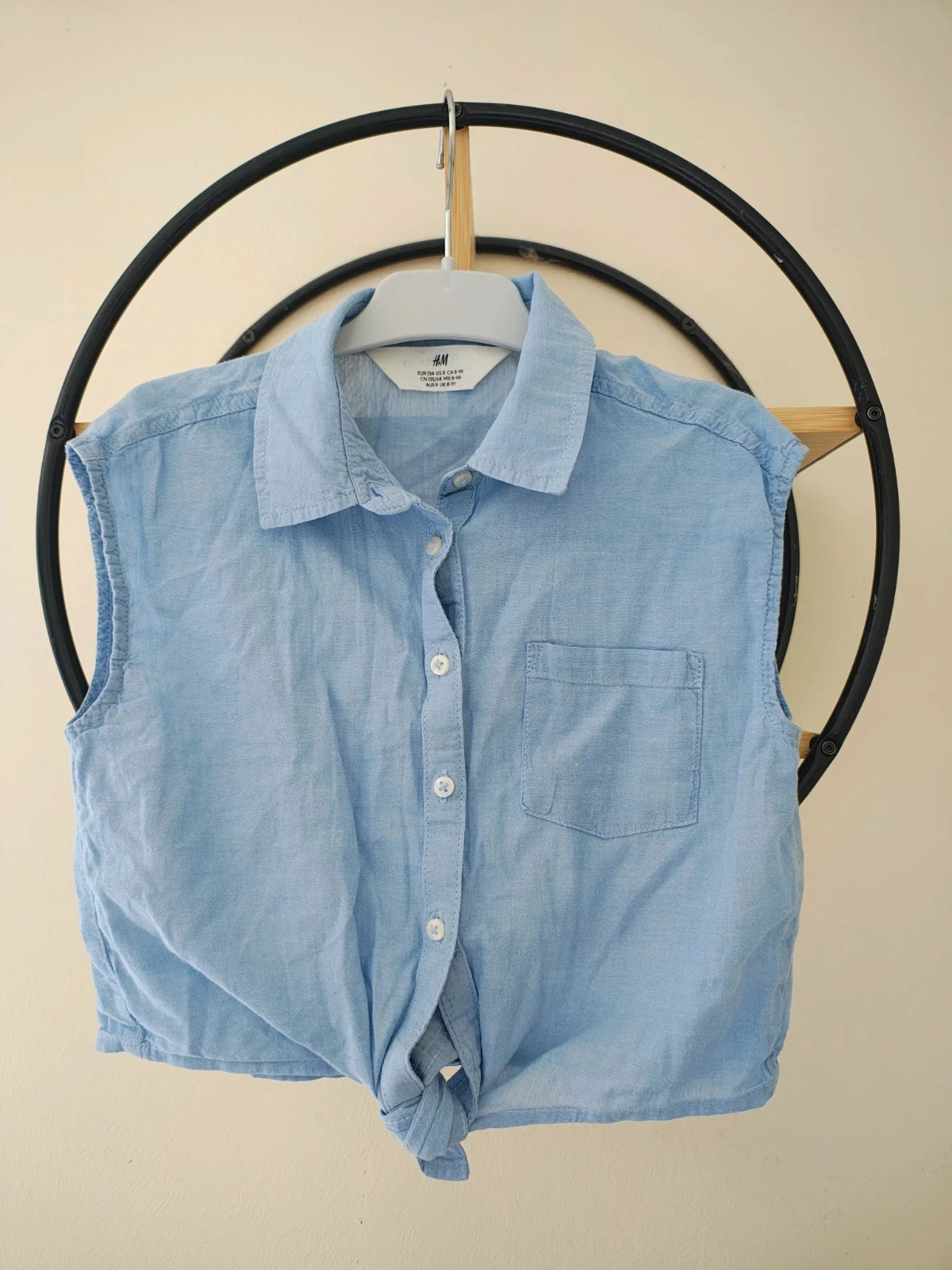 8 9 ans chemise été h&m
